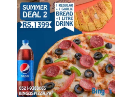 Bingo’s Pizza Summer Deal 2 For Rs.1399/-image-1390